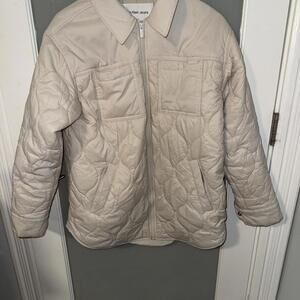 Calvin Klein quilted light coat jacket